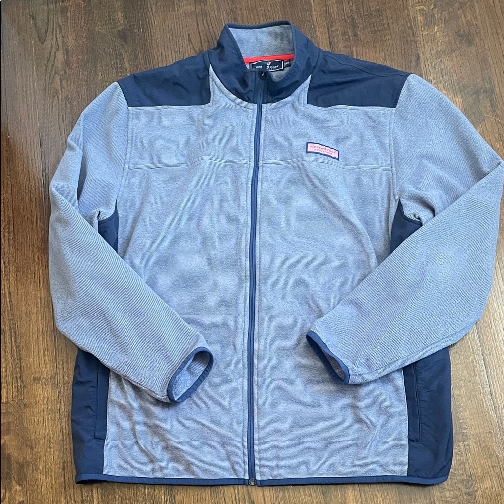 Vineyard Vines Navy and Light Gray Jacket